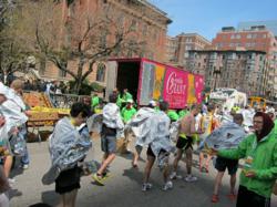 Gentle Giant Moving Company at the Boston Marathon